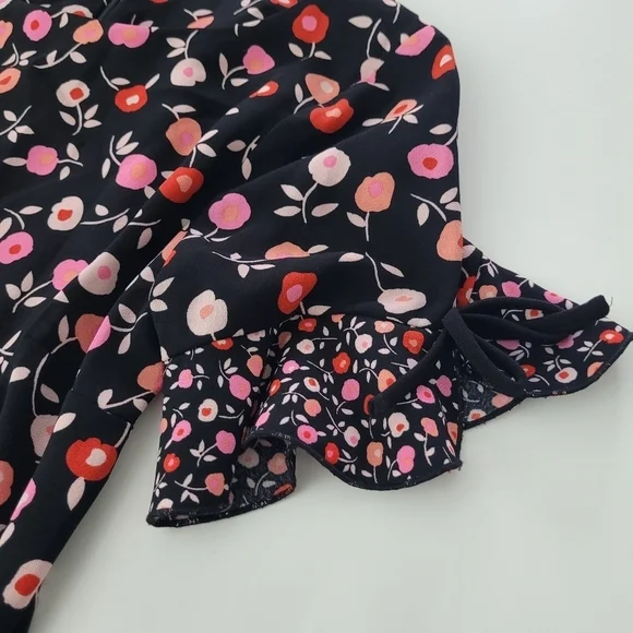 Talbots floral fit and flair dress - Picture 4 of 13